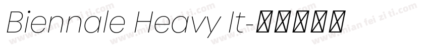Biennale Heavy It字体转换